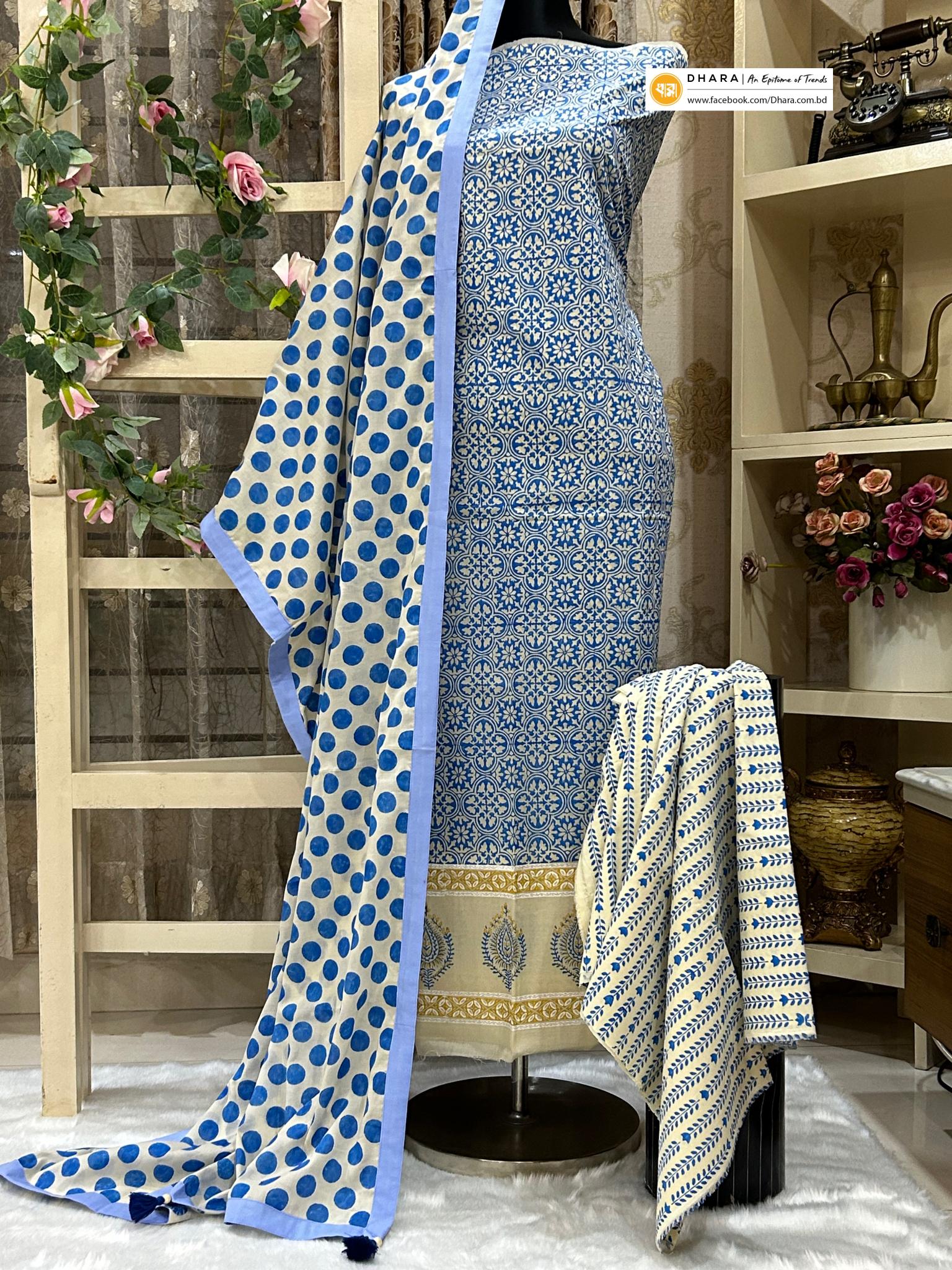 (Unstitched) Three Pieces 8