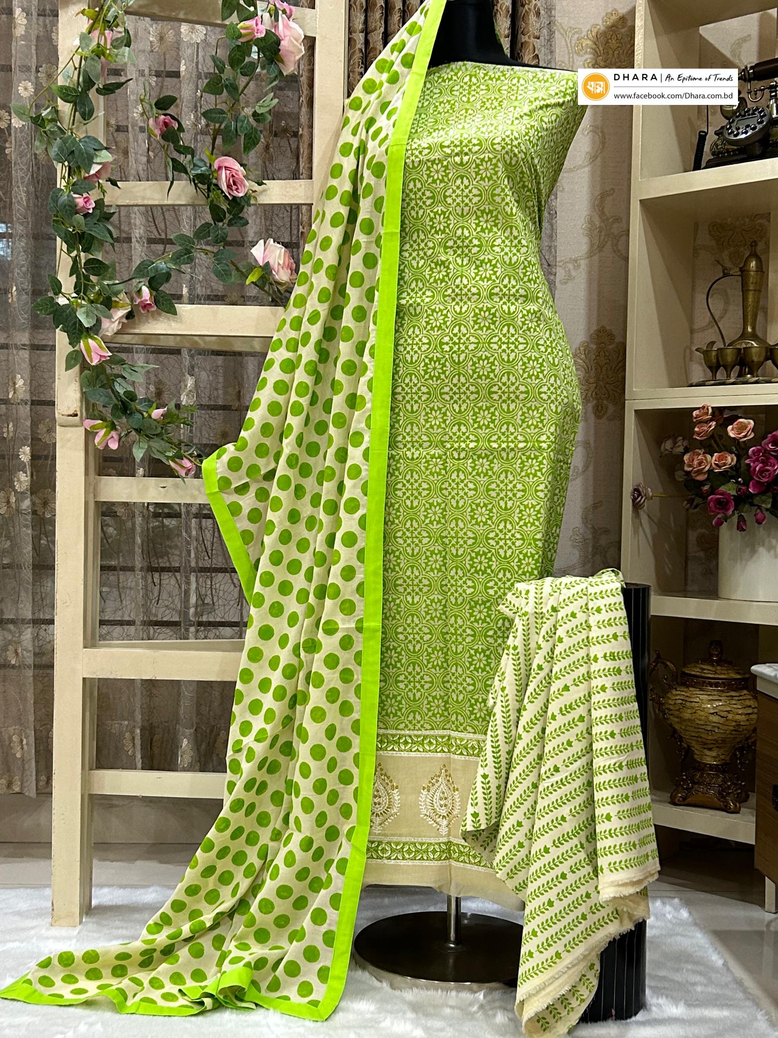 (Unstitched) Three Pieces 9